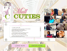 Tablet Screenshot of mallcuties.com
